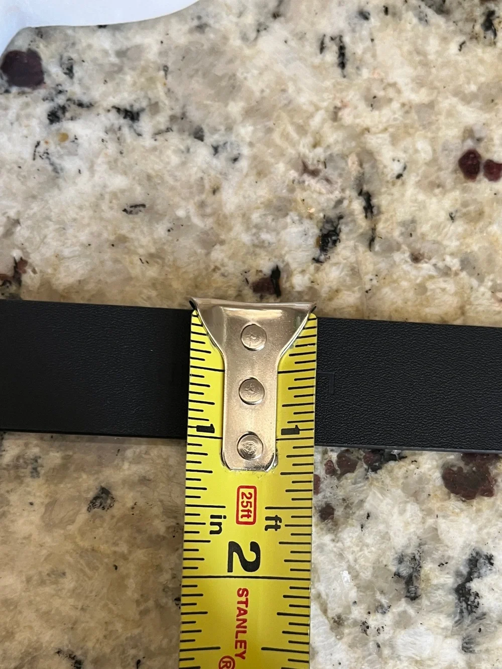 Land’s End Black XL Leather Belt